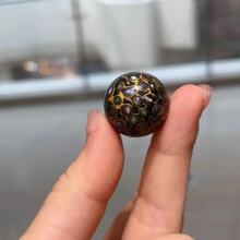 厂家批发大漆珠螺钿非遗大漆手串佛珠单珠散珠DIY配饰饰品