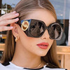 Tide, sunglasses, face blush, glasses to create small face, European style, internet celebrity, fitted