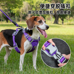 アマゾンの爆発的な二重犬牽引ロープベスト式の中小型犬胸ストラップ