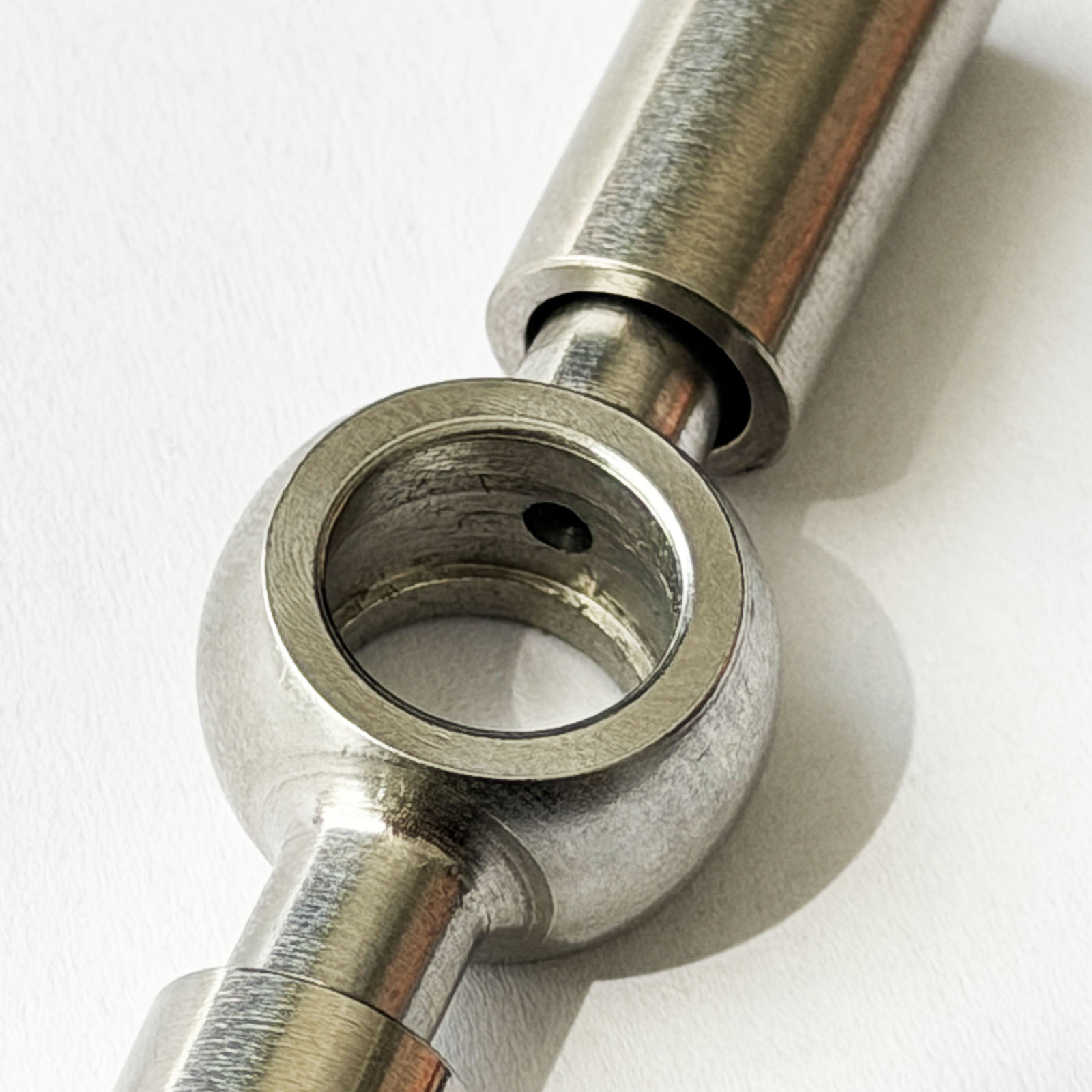 M10 stainless steel double banjo fitting with ball head, hollow screw joint, return oil pipe, banjo oil pipe accessories
