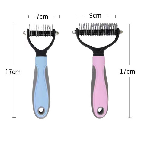 Amazon Pet Comb General Detangling Comb for Dogs and Cats Dog Hair Removal Brush Stainless Steel Detangling Knife