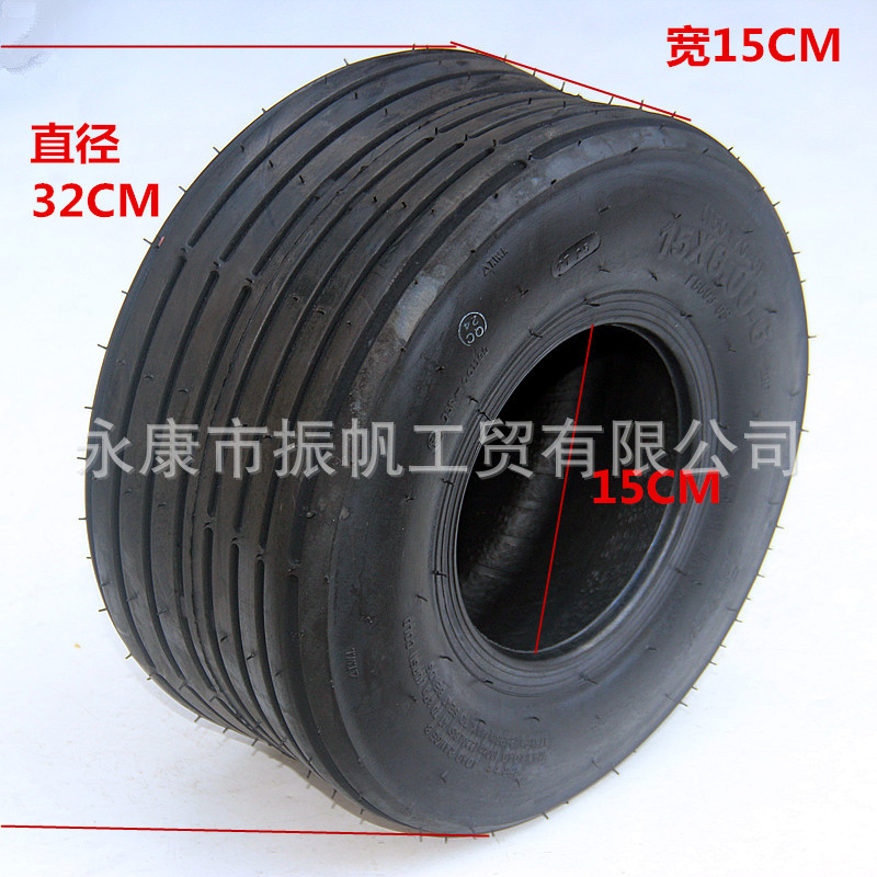 15X6 - 6 neumáticos de vacío 15X6.00 - 6 pulgadas neumáticos de césped neumáticos carretera