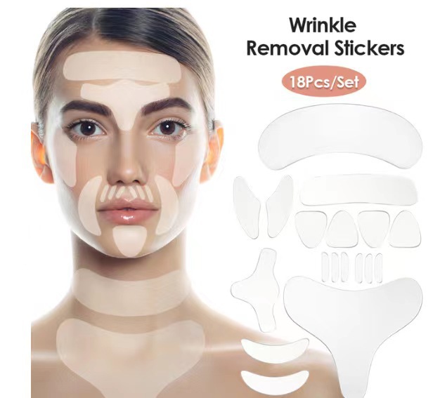 18 피스 세트 (16 인치 T 자형 가슴 패치 목 패치) 컬러 박스 없음