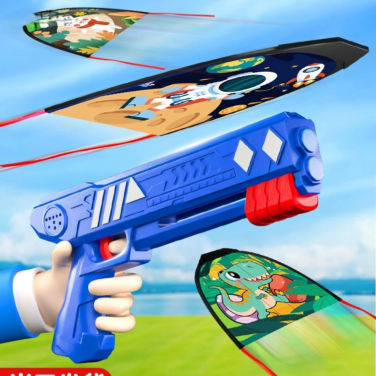 Выталкивающий воздушный змей, самолет, ручной пусковой пистолет, детская весенняя игрушка для прогулок на открытом воздухе, ручной планер для маленького мальчика, бамбуковая стрекоза