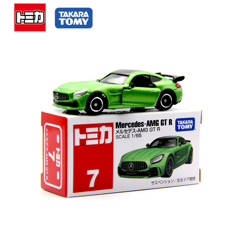 Tomy Tomica Alloy Car Model Toy for Boys Tomica Lamborghini Mercedes-Benz Gtr Sports Car Simulation Design