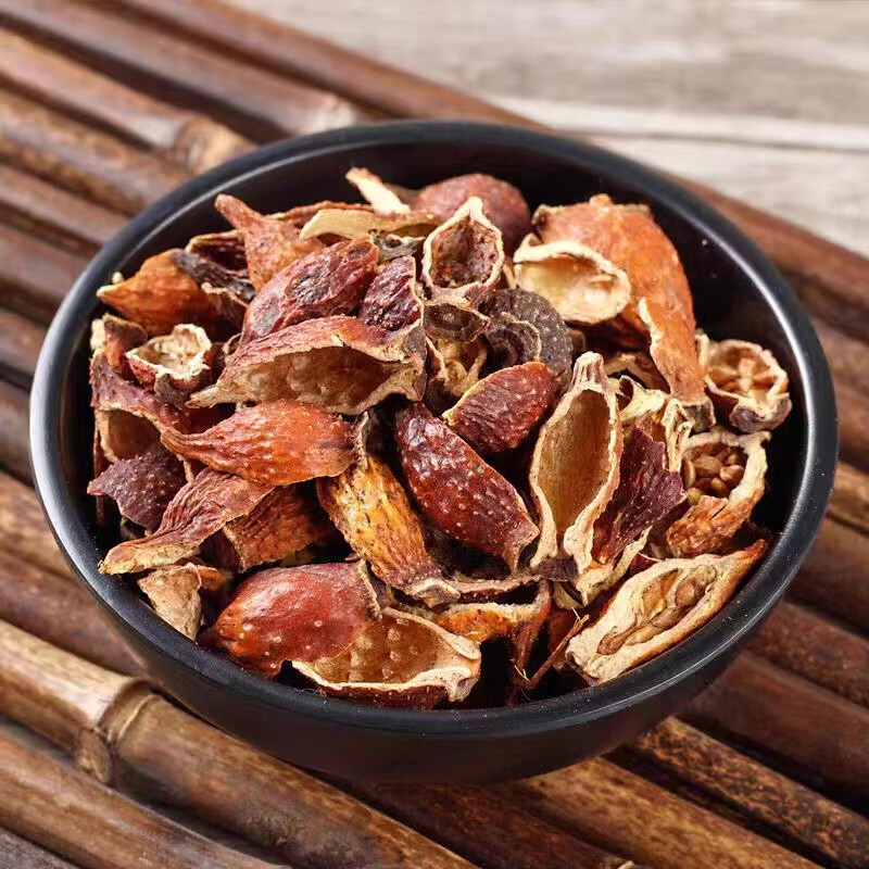 Dried Cherokee Rose Fruit Jin Ying Zi 金樱子 500g Selected Seedless Split Rosa laevigata for Decoction and Herbal Tea in use