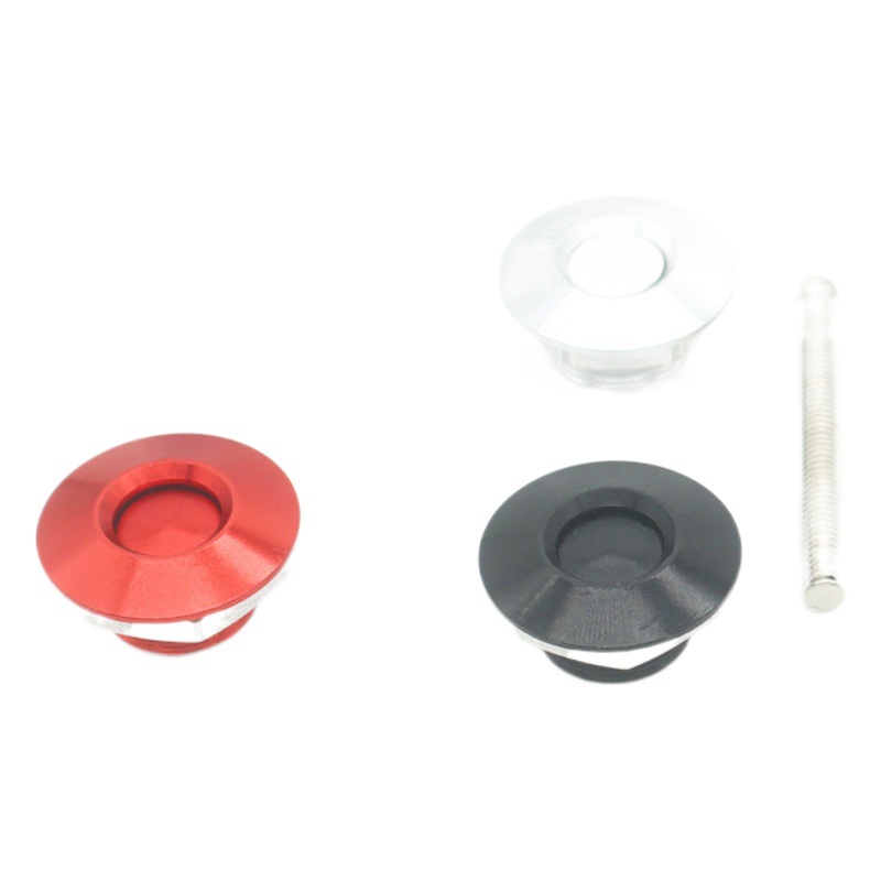 Cross-border car modification parts cover lock invisible anti-theft button type mini cover lock engine short cover lock long