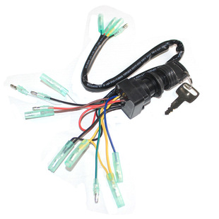 703-82510/82510-43 ignition switch key assembly Yamaha outboard motor control box electric door lock
