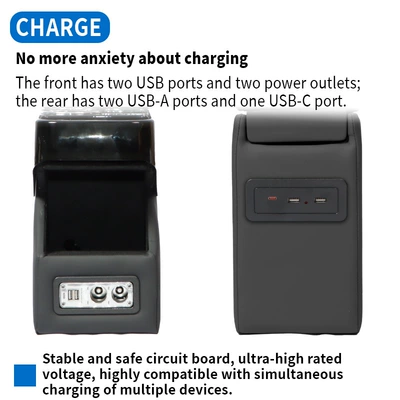 and Old Models, Dedicated Armrest — Armrest box