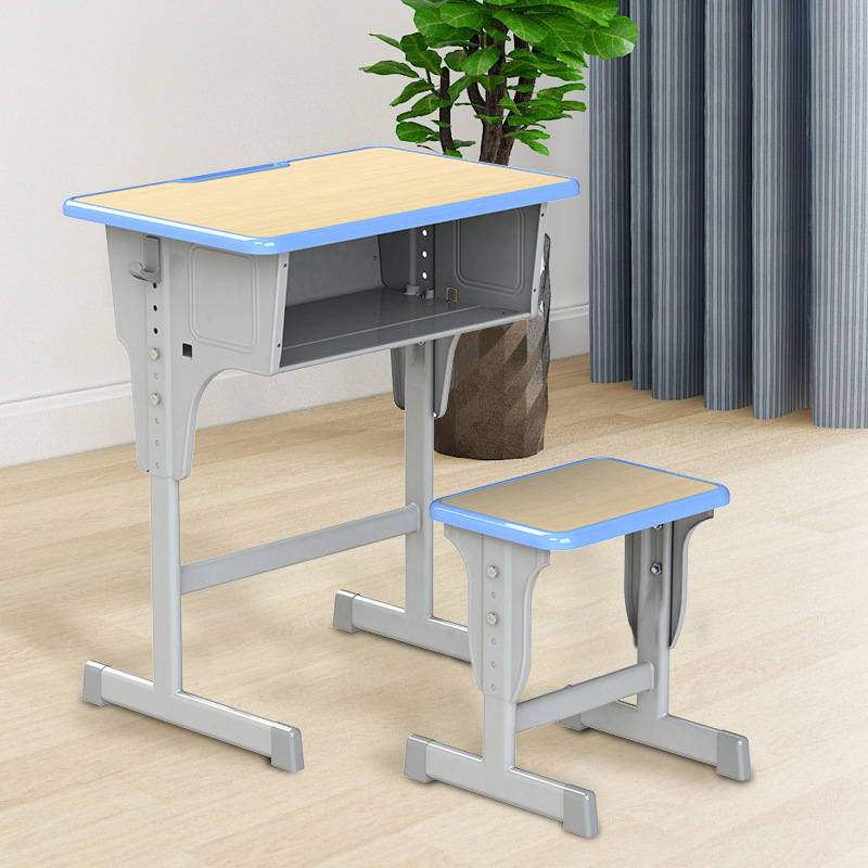Mesa y silla directas de fábrica mesa de entrenamiento de estudiantes de escuela primaria mesa de escritura y silla de escritorio de la escuela clase de reparación image 25