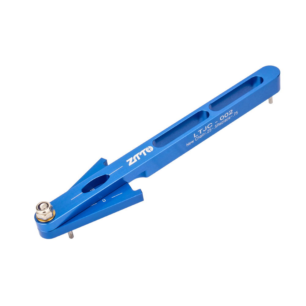 ZTTO Bicicleta de montaña Medición de cadena Indicador de desgaste Herramienta de calibre de prueba de tracción de cadena de bicicleta de carretera