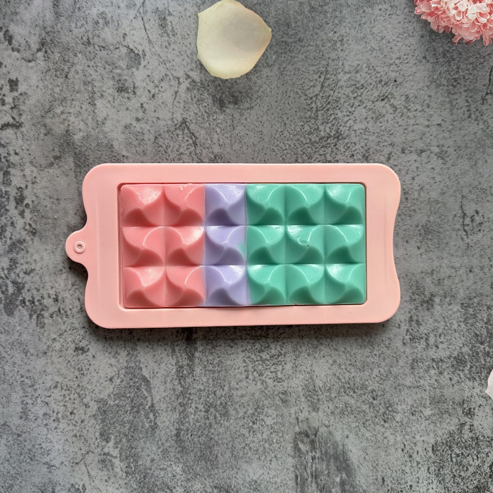 124 molde de silicona chocolate agudo pastel helado pudín molde de postre jabón utensilios de cocción