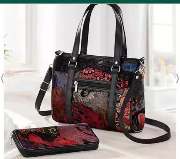 Верхний слой горячий цветочный шить овчины баржа кожаная сумка кожа сырья паркет кожаная шить