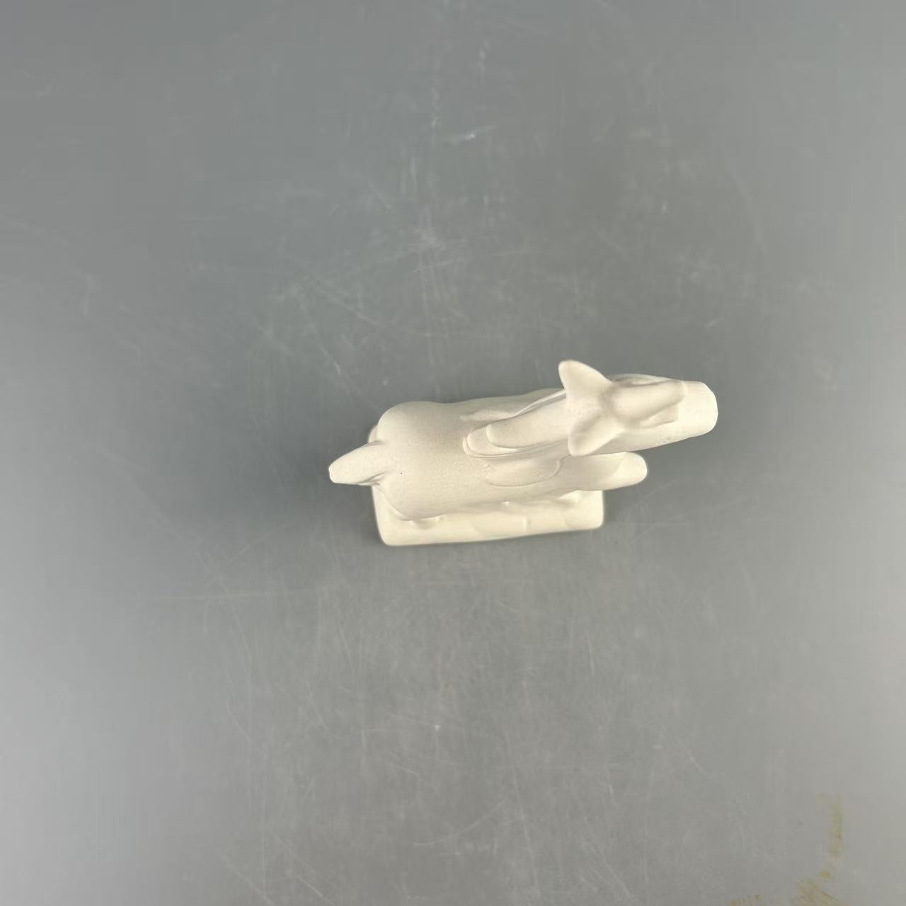Personalizada red DIY cerámica unicornio blanco con pincel de pintura conjunto de graffiti padres-hijos paquetes de materiales hechos a mano