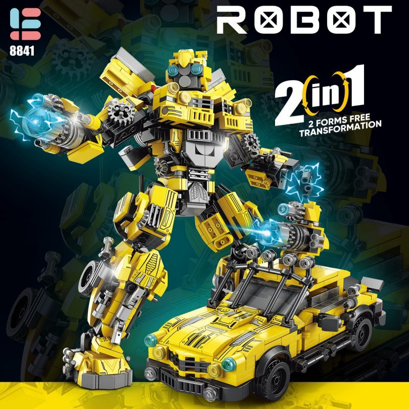 Lego, transformer, toy car, constructor for boys, King Kong, Birthday gift
