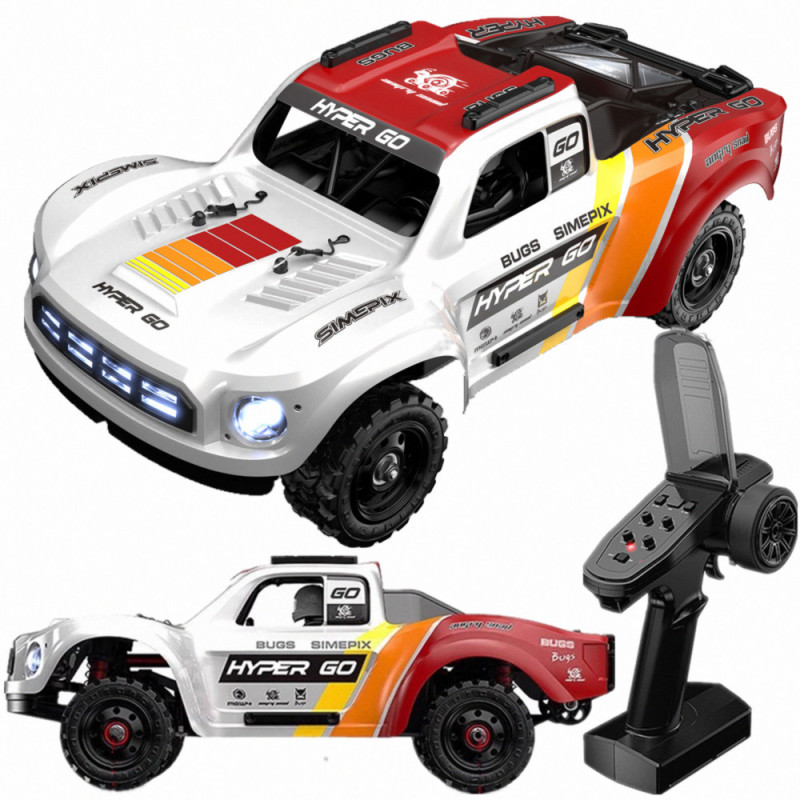 Meijiaxin 1:14 Brushless Full-Scale Four-Wheel Drive Short Truck Remote Control High-Speed Car Baha Sand Model Off-Road Vehicle 47Km/H Meijiaxin 1:14 Brushless Full-Scale Four-Wheel Drive Short Truck Remote Control High-Speed Car Baha Sand Model Off-Road Vehicle 47Km/H
