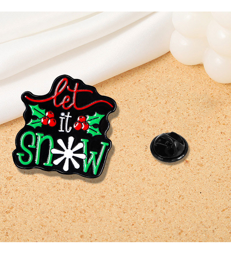 Alloy Material Christmas Cute Christmas Hat Letter Alloy Party Festival Party Accessories