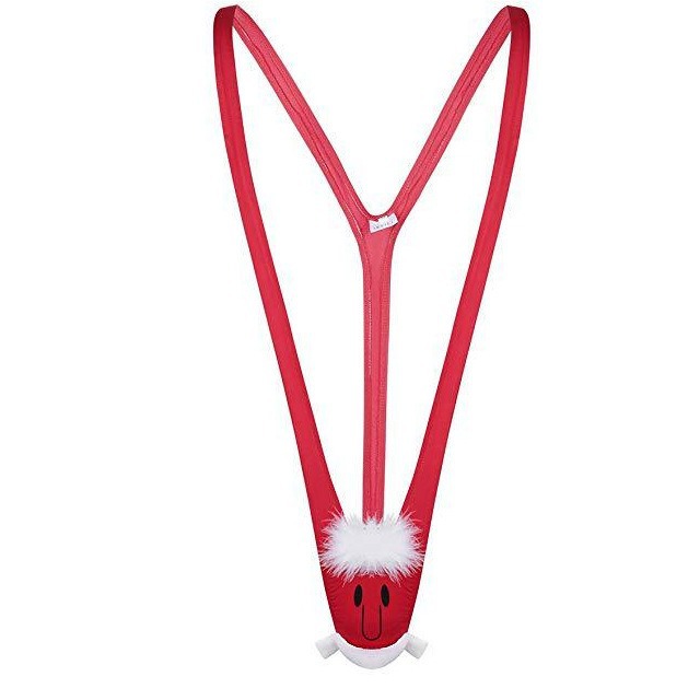 Navidad Deer sexy Lencería hombres Reno campana sexy Correa ropa interior Festival carnaval ropa de fiesta