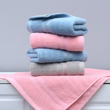 纯棉毛巾素色高档伴手礼毛巾全棉a类擦脸巾单条包装福利劳保商超