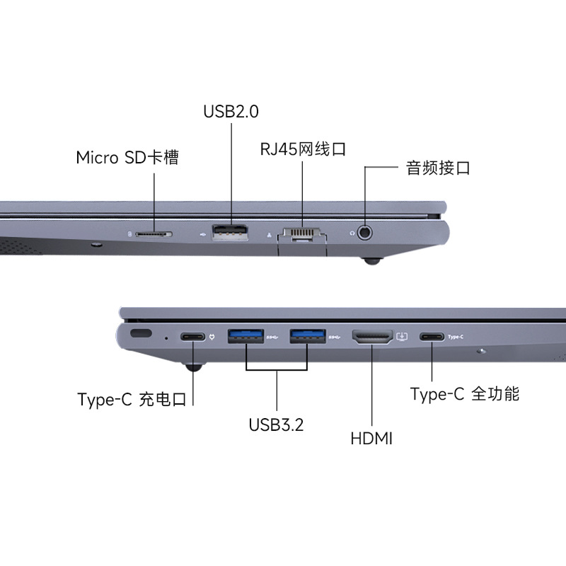 Venta directa de fábrica Ultra7 155H portátil 15.6 pulgadas AI juego diseño portátil de alta gama
