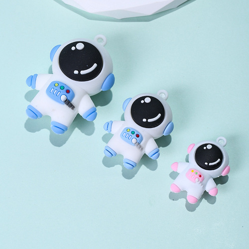 Creative Cute Gift Astronaut Keychain Space Pen Tip Pen Cap Accessory Car Keychain Gift Accessory