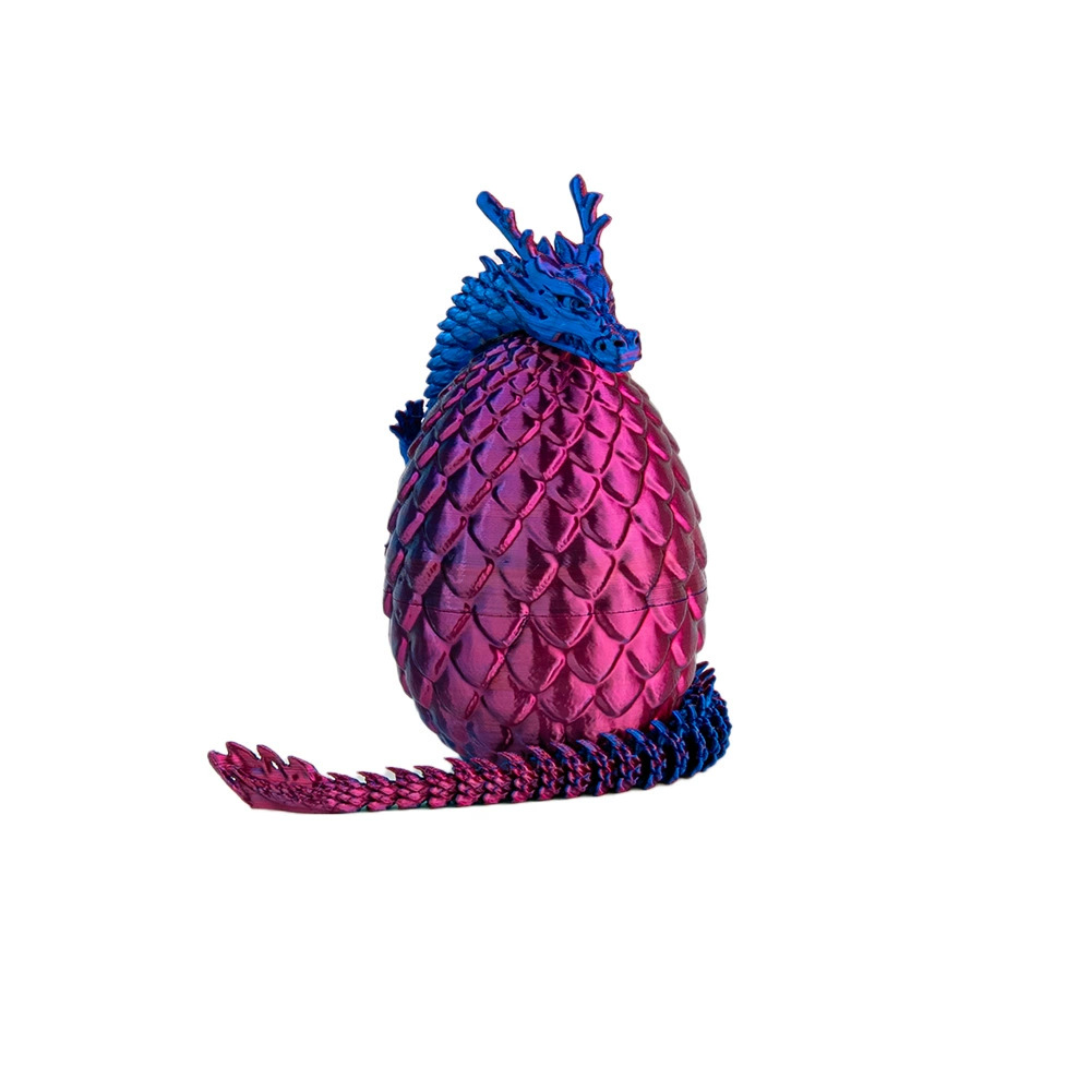 레이저 블루 드래곤 30cm+8.5cm 드래곤 알 [정품 3D 프린팅 드래곤]