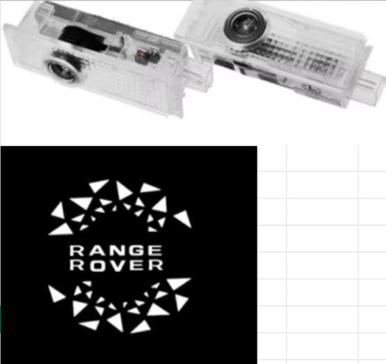 Luz de bienvenida Land Rover Discovery 4 3 Range Rover Sport Aurora Walker 2 lámpara de proyección láser especial