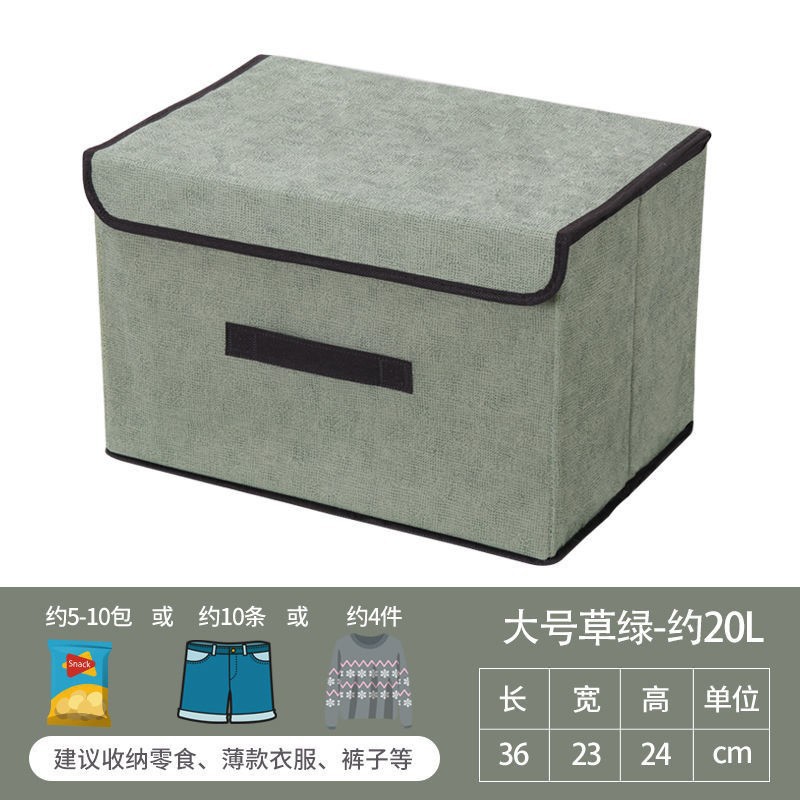 Caja de almacenamiento plegable de tela caja de almacenamiento de ropa con tapa armario de almacenamiento a prueba de polvo caja de almacenamiento de juguetes caja de almacenamiento de ropa