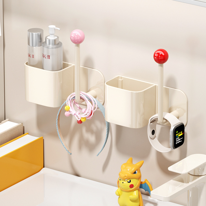 [Patent Holder] No-Punch Storage Rack Bathroom Storage Rack Portable Bathroom Wall-Mounted Storage Removable Storage