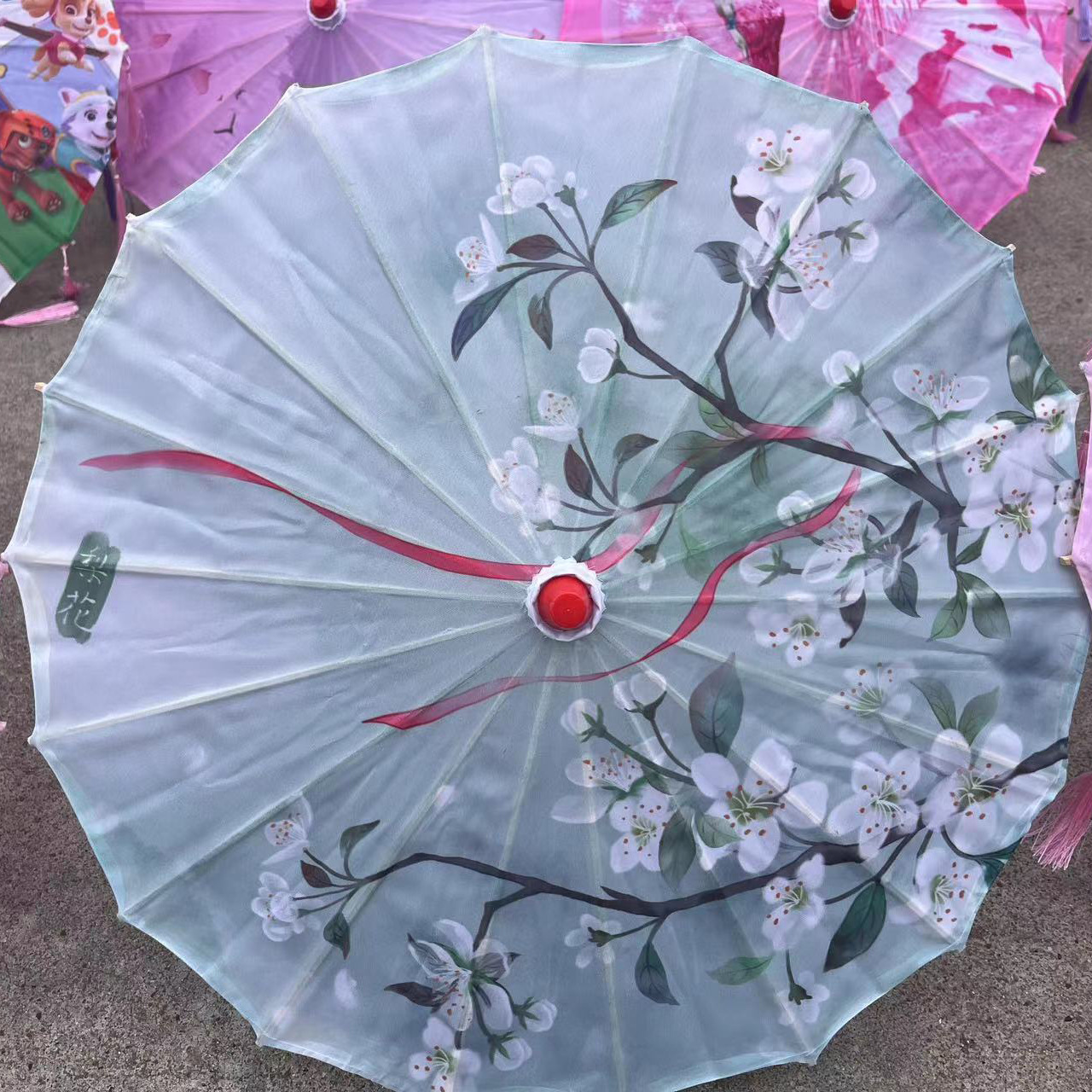 Directo de fábrica paraguas de papel aceitado techo paraguas decorativo femenino hecho a mano estilo antiguo danza hanfu paraguas de seda de estilo chino lote