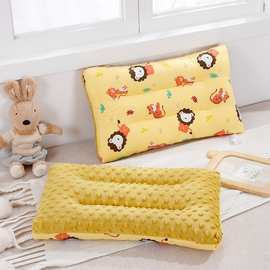 儿童枕头宝宝安抚豆豆枕全棉枕头0-7岁婴儿枕幼儿园专用双面枕芯