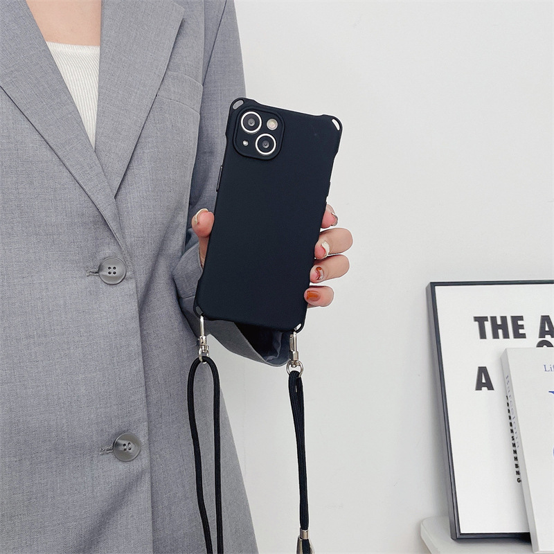 Coque téléphone bandoulière pour iphone avec protection d'angles_voghion.com