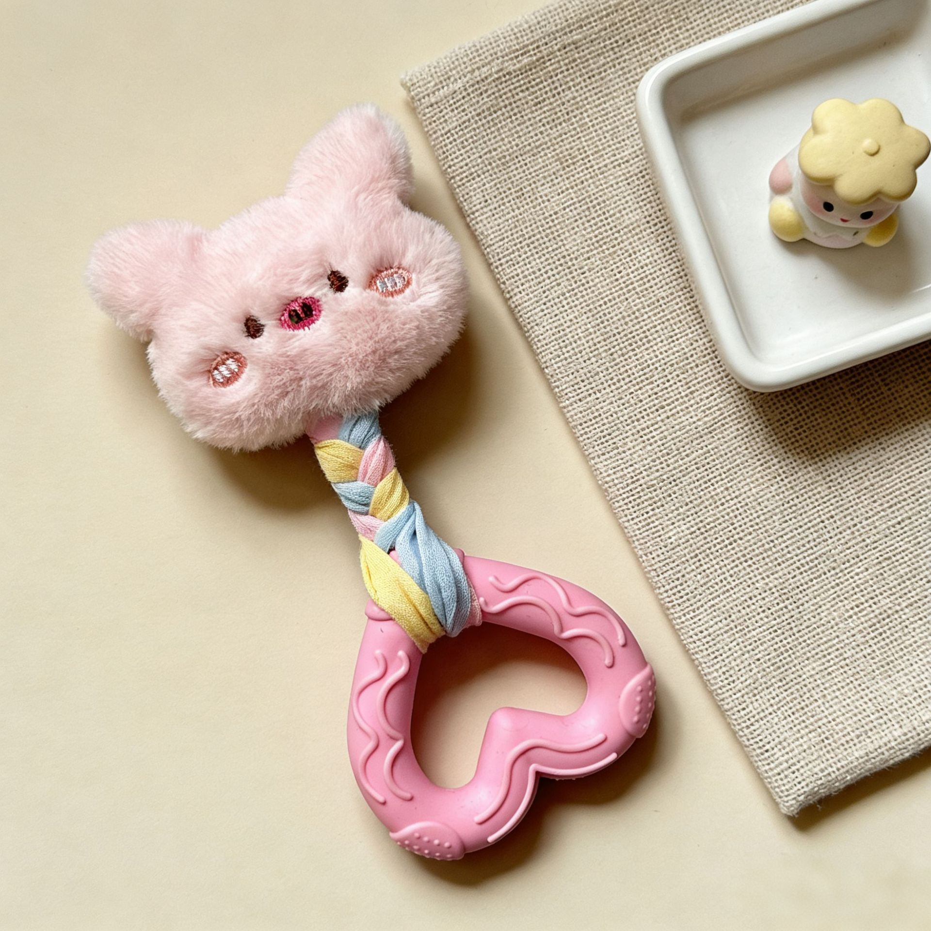 Nuevos juguetes de voz para perros muñecas de tela amor juguetes de peluche dientes de limpieza mascotas juguetes al por mayor image 7