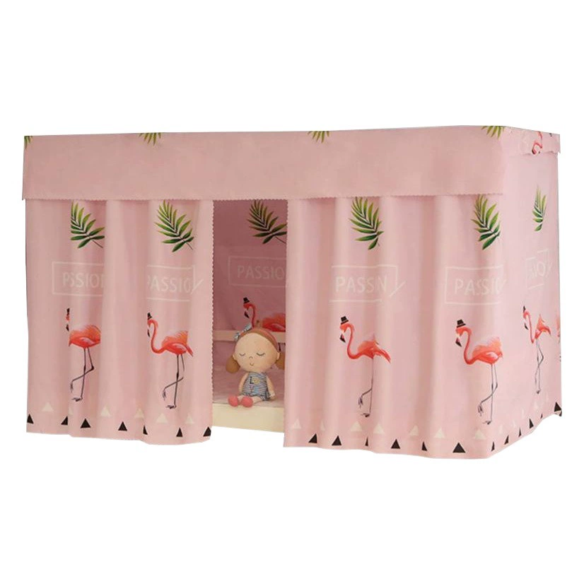 Общежитие для студентов колледжа Москитная сетка-занавеска для кровати Встроенная верхняя двухъярусная Нижняя двухъярусная ткань для затенения Женское общежитие Занавеска двойного назначения