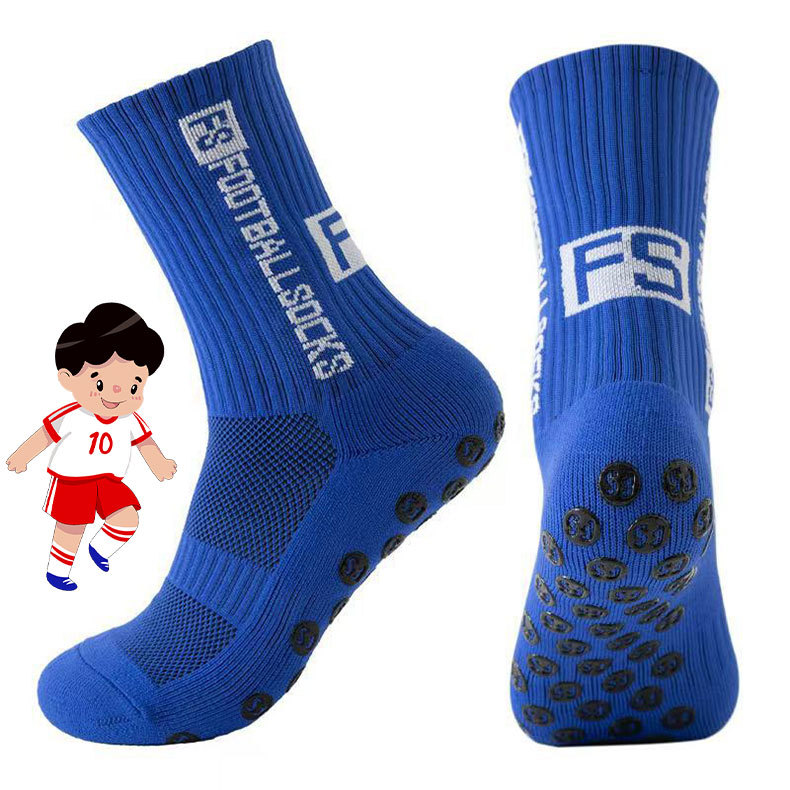 Children's Sports FS Football Non-Slip Long Mid-Calf Compression Basketball Youth Socks_voghion.com