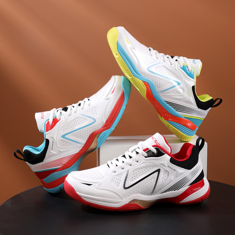Table Tennis Sports Shoes for Boys and Girls, Tennis Shoes, Kidsren's Professional Badminton Shoes, Breathable Non-Slip Student Badminton Shoes