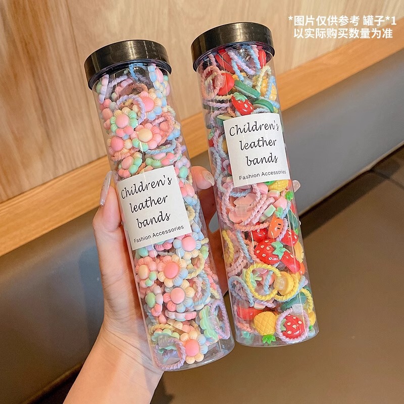 宝宝拇指发圈女童皮筋弹性好不伤发可爱啾啾头绳扎头发橡皮筋|undefined