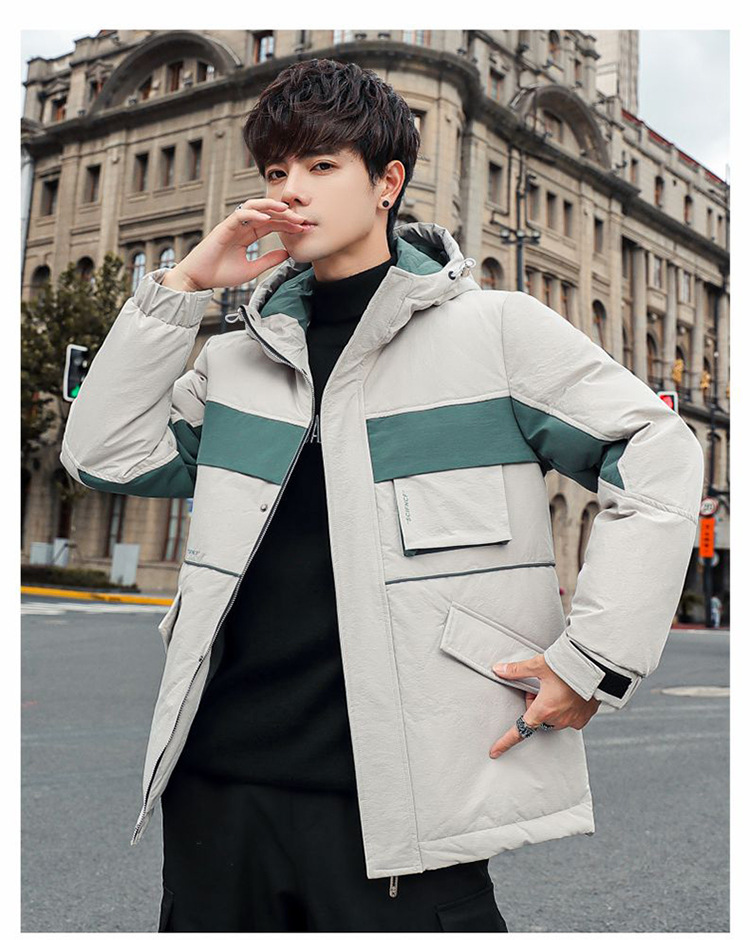 Short Coat Men's Down Jacket 2024 New Winter Korean Edition Student Thickened Trendy Brand_voghion.com