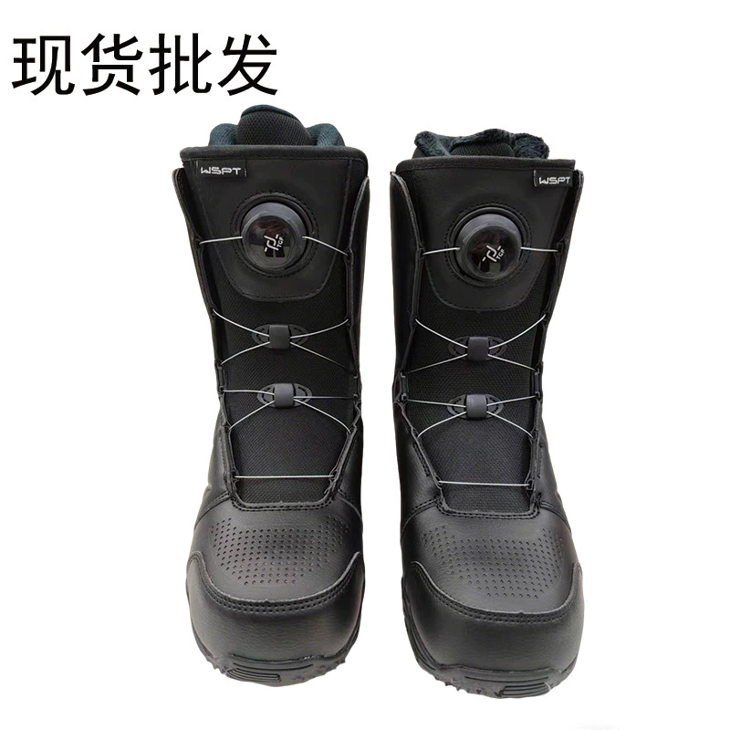 Оптовая продажа лыжной обуви спот мужчин и женщин профессиональные снежные ботинки для взрослых один вычет снегоступа стальная проволока снегоступы лыжи