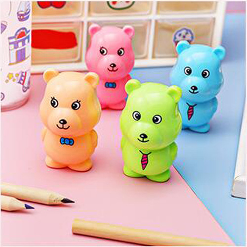 Cartoon animal tiger pencil sharpener cute puppy bunny mini pencil sharpener primary school student gift pencil sharpener wholesale
