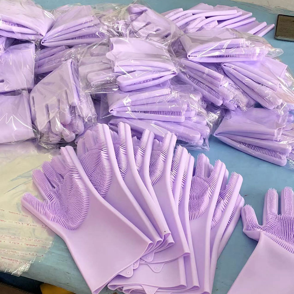 제조사 직송 식기세척용 실리콘 장갑, 주방 다용도 가사용, 단열, 마법 청소, 애완동물 목욕, 가정용