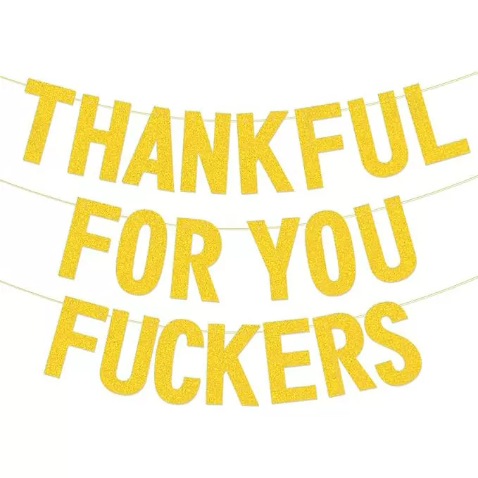 感恩节横幅,感恩节横幅装饰,秋季感恩节派对装饰,室内家居感恩节