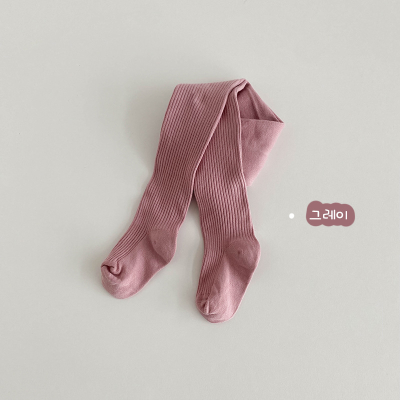 1385 pantimedias para niños al por mayor de Primavera de color sólido de doble aguja de los niños leggings de algodón tira de los NIÑOS Calcetines de baile