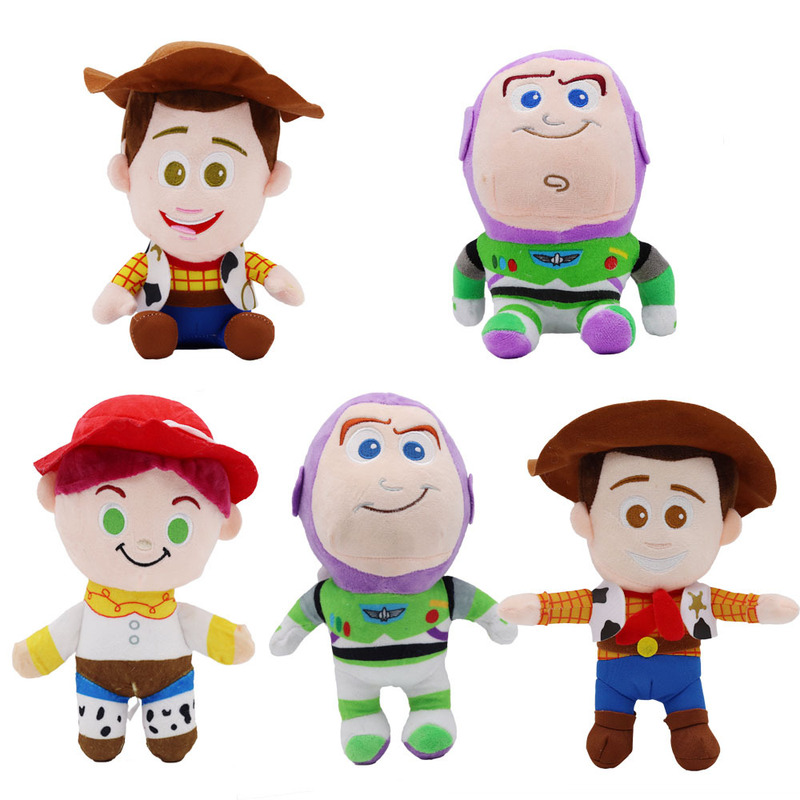 Amazon Hot Sale Buzz Lightyear Woody Cowboy Plush Toy Spaceman Bustress Plush Doll