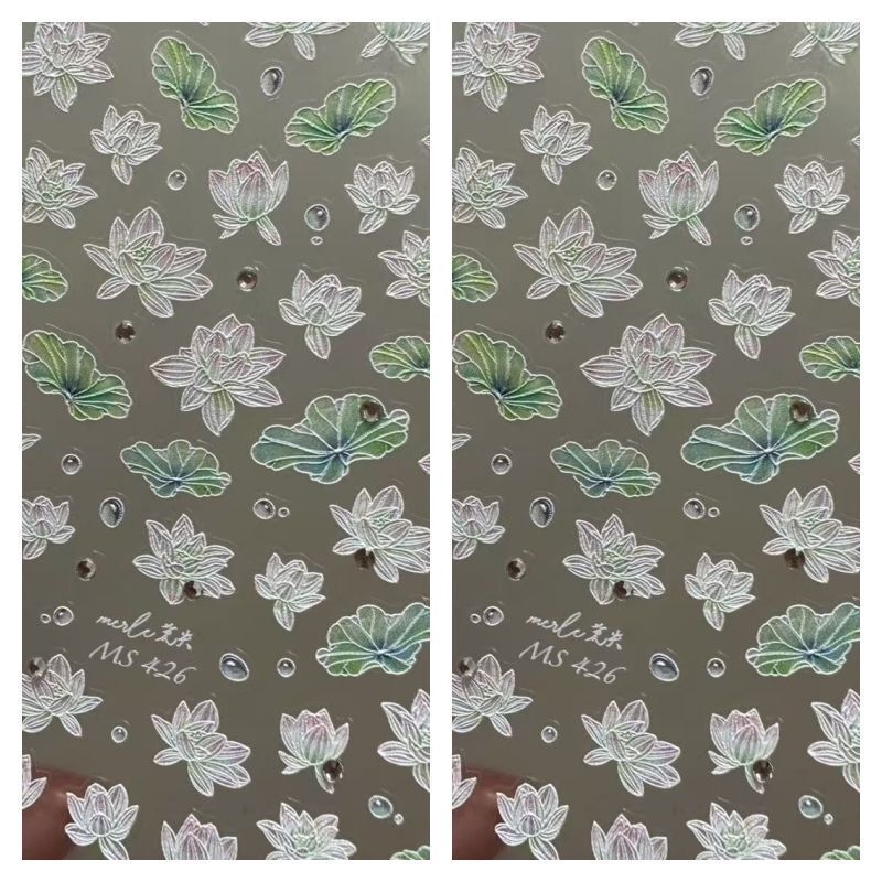 Xiaohongshu's New Cute Xiaohongshu Flower Nail Stickers, High-Quality 3D Waterproof Embossed Nail Stickers Xiaohongshu's New Cute Xiaohongshu Flower Nail Stickers, High-Quality 3D Waterproof Embossed Nail Stickers