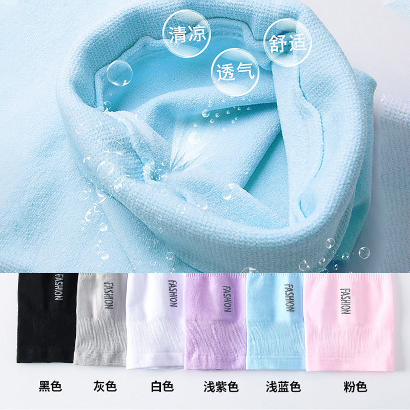 [10 pares] manga de hielo verano protección solar protección uv acampar al aire libre transpirable sudor-absorbente guantes de la manga de la mano Y26