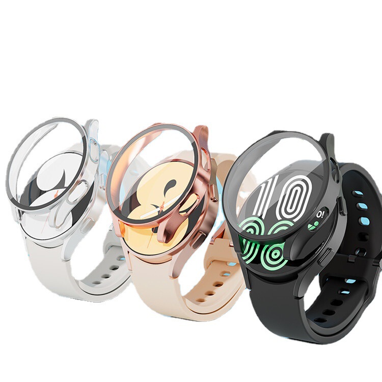 For Samsung Galaxy Watch4 40 44 42 46mm Watch Case Electroplated tpu Soft Case Protective Cover