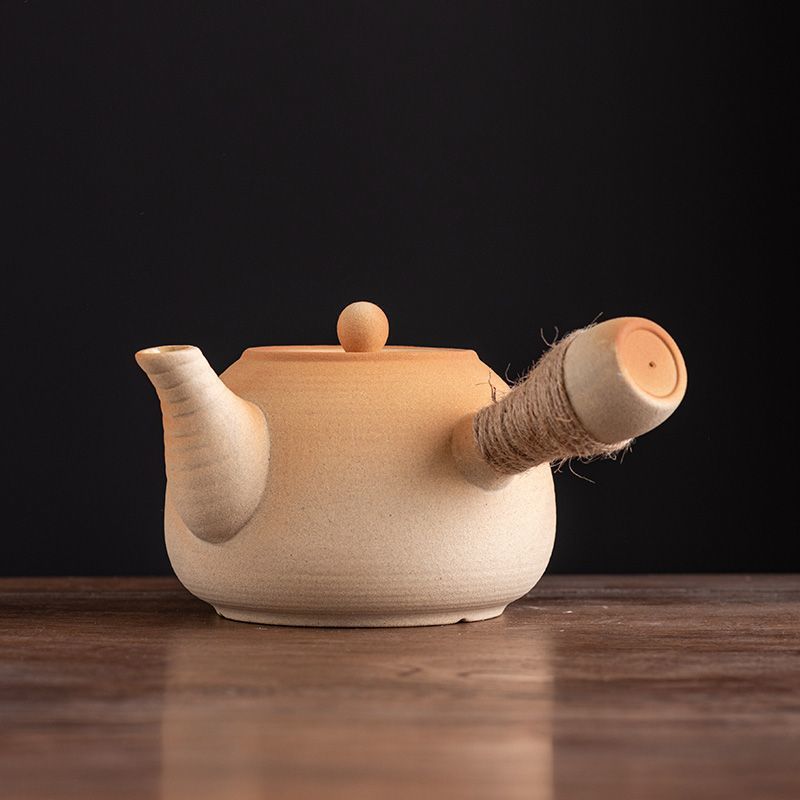 원시 광석 측면 손잡이 냄비 [800ML] 고온 저항