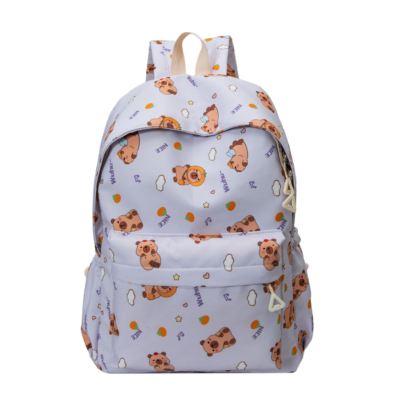 Nueva impresión de dibujos animados mochila infantil ocio versátil mochila de estudiantes de primaria y secundaria de gran capacidad mochila de estudiantes de secundaria