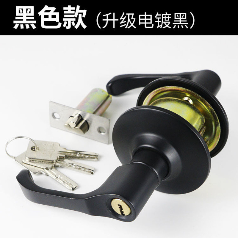 블랙 [열쇠 3개] 아연 합금 손잡이 - 혀 60개 포함, 총 길이 5CM~~인기 상품 복귀~~같은 스타일이 인기~~연간 베스트셀러 1위